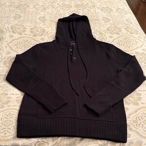 Splendid Men’s cashmere blend hoodie with buttons size L